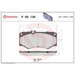 BREMBO Bremsklötze VA P 50 134 BREMBO Bremsklötze VA P 50 134