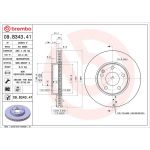 15 481 096 Bremsscheibe VA 09.B343.41 15 481 096 Bremsscheibe VA 09.B343.41