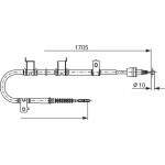 Handbremsseil 1987482908 Handbremsseil 1987482908