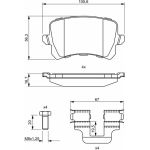 Bosch Bremsbelagsatz 0 986 494 731 Bosch Bremsbelagsatz 0 986 494 731