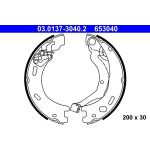 ATE Bremsbackensatz Feststellbremse 03.0137-3040.2 ATE Bremsbackensatz Feststellbremse 03.0137-3040.2