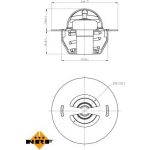 Thermostat, Kühlmittel 725129 Thermostat, Kühlmittel 725129
