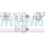 NISSENS Druckschalter, Klimaanlage 301090