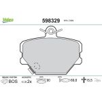 Valeo Bremsbelagsatz 598329 Valeo Bremsbelagsatz 598329