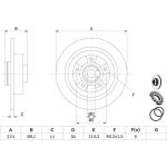 Bremsscheibe 0 986 479 009 Bremsscheibe 0 986 479 009