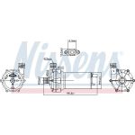 NISSENS Zusatzwasserpumpe 831062 NISSENS Zusatzwasserpumpe 831062