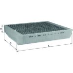 MAHLE Filter, Innenraumluft LAK 54