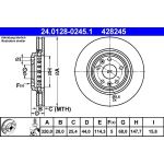 Bremsscheibe Renault P. Laguna/Scenic/Talisman 07 24.0128-0245.1 Bremsscheibe Renault P. Laguna/Scenic/Talisman 07 24.0128-0245.1