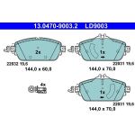 ATE Bremsbelagsatz 13.0470-9003.2 ATE Bremsbelagsatz 13.0470-9003.2