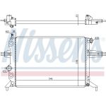 Nissens Wasserkühler PKW 63005A Nissens Wasserkühler PKW 63005A