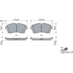 Bremsbelag 0 986 424 871 Bremsbelag 0 986 424 871