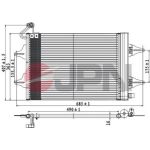 JPN Kondensator, Klimaanlage 60C9131-JPN JPN Kondensator, Klimaanlage 60C9131-JPN