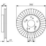Bremsscheibe 0 986 479 687 Bremsscheibe 0 986 479 687
