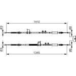 Handbremsseil 1987482560 Handbremsseil 1987482560