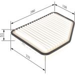 Luftfilter F 026 400 162 Luftfilter F 026 400 162
