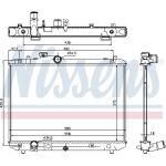 Nissens Wasserkühler PKW 69400 Nissens Wasserkühler PKW 69400