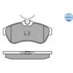 MEYLE Bremsbelagsatz Citroen C3 252340919 MEYLE Bremsbelagsatz Citroen C3 252340919