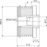 Generatorfreilauf 588047 Generatorfreilauf 588047