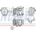 Nissens Klimakompressor PKW 89250 Nissens Klimakompressor PKW 89250