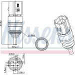 Nissens Kühlmitteltemperatursensor 207051 Nissens Kühlmitteltemperatursensor 207051