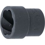 BGS Spiral-Profil-Steckschlüssel-Einsatz / Schraubenausdreher Antrieb Innenvierkant 12,5 mm (1/2 ) SW 22 mm 5268-22 BGS Spiral-Profil-Steckschlüssel-Einsatz / Schraubenausdreher Antrieb Innenvierkant 12,5 mm (1/2 ) SW 22 mm 5268-22
