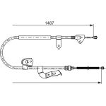 Handbremsseil li 1987477952 Handbremsseil li 1987477952