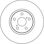 Bremsscheibe Toyota P. Avensis DF4100 Bremsscheibe Toyota P. Avensis DF4100