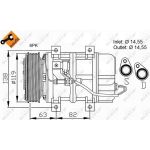 NRF Kompressor 32109 NRF Kompressor 32109
