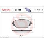 BREMBO Bremsklötze VA P 56 044 BREMBO Bremsklötze VA P 56 044