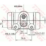 TRW Radbremszylinder BWN103 TRW Radbremszylinder BWN103