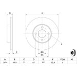 Bosch Bremsscheibe 0 986 479 090 Bosch Bremsscheibe 0 986 479 090