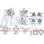 NISSENS Turbolader 93633 NISSENS Turbolader 93633