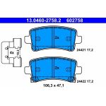 Bremsbelagsatz Opel T. Insignia 1.4-2.0 08 13.0460-2758.2