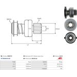 FREILAUFGETRIEBE, STARTER SD0071P FREILAUFGETRIEBE, STARTER SD0071P