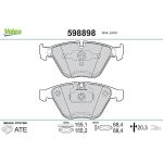 Valeo Bremsbelagsatz 598898 Valeo Bremsbelagsatz 598898