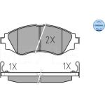 Bremsbelagsatz Daewoo P. Lanos/Nubira/Rezzo 97- Mit Sensor 025 232 3417/W Bremsbelagsatz Daewoo P. Lanos/Nubira/Rezzo 97- Mit Sensor 025 232 3417/W