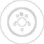 TRW Bremsscheibe Toyota Avensis DF4480 TRW Bremsscheibe Toyota Avensis DF4480