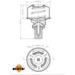 Thermostat, Kühlmittel 725007 Thermostat, Kühlmittel 725007