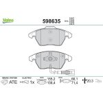 VALEO Bremsbeläge 598635 VALEO Bremsbeläge 598635