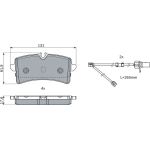 Bosch Bremsbelagsatz 0 986 424 404 Bosch Bremsbelagsatz 0 986 424 404