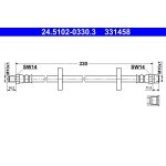 ATE Bremsschlauch 24.5102-0330.3 ATE Bremsschlauch 24.5102-0330.3