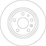 Bremsscheibe Saab Bd. 9-5 DF4279 Bremsscheibe Saab Bd. 9-5 DF4279