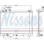 Nissens Wasserkühler PKW 606951 Nissens Wasserkühler PKW 606951