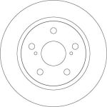 Bremsscheibe Toyota T. Auris DF4830 Bremsscheibe Toyota T. Auris DF4830