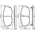 Bosch Bremsbelagsatz 0 986 494 258 Bosch Bremsbelagsatz 0 986 494 258