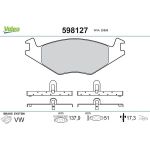 Valeo Bremsbelagsatz 598127 Valeo Bremsbelagsatz 598127
