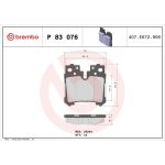 BREMBO Bremsklötze HA P 83 076 BREMBO Bremsklötze HA P 83 076