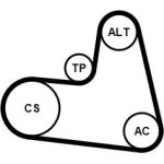 Continental CTAM Satz Gürtel 6PK1217K1 Continental CTAM Satz Gürtel 6PK1217K1