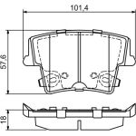 Bosch Bremsbelagsatz 0 986 494 678 Bosch Bremsbelagsatz 0 986 494 678