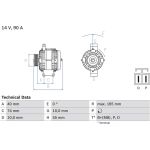 Lichtmaschine 0 986 080 320